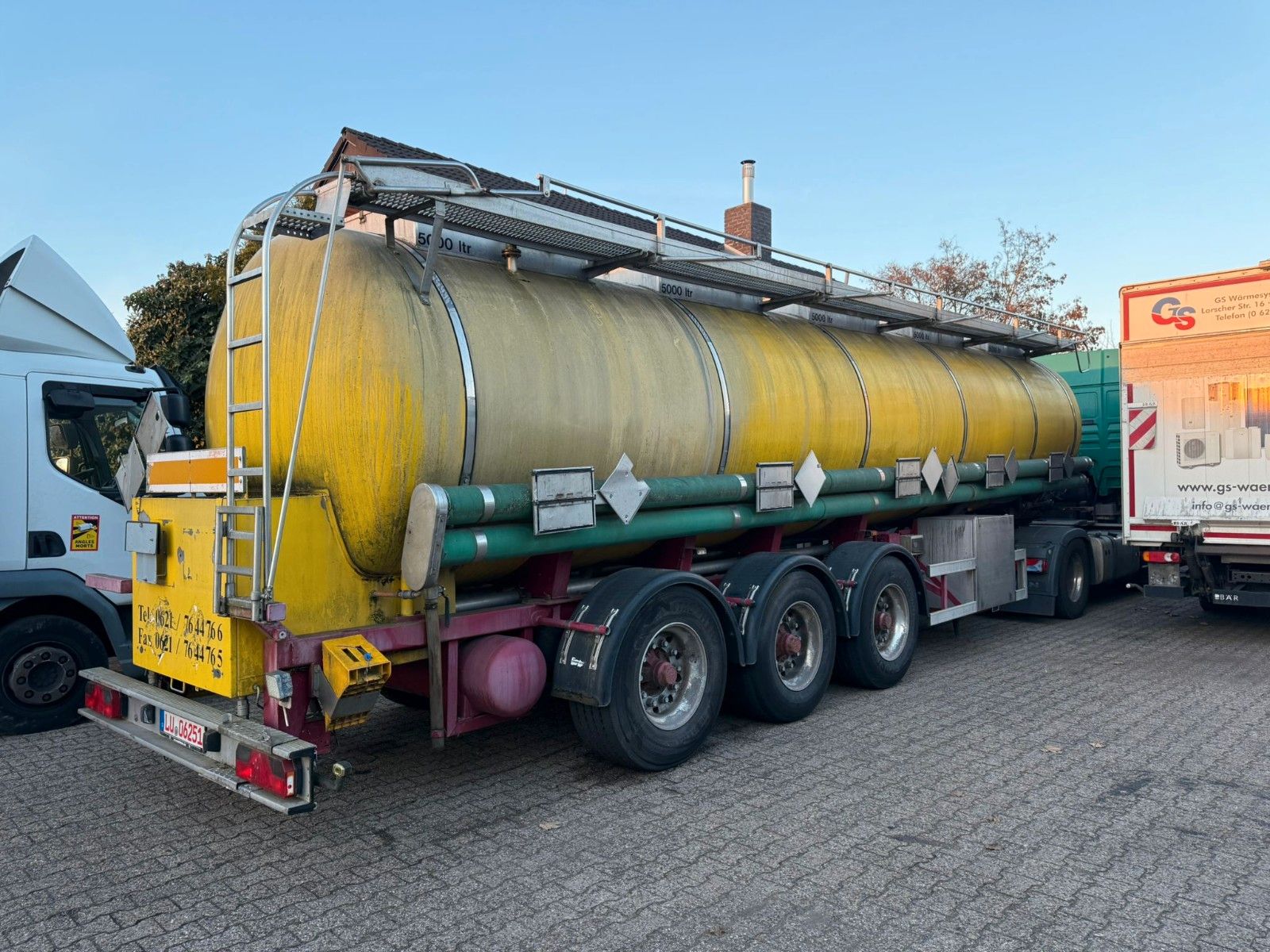 Schrader D/NRW/0341, Edelstahl 5 x 5000Liter